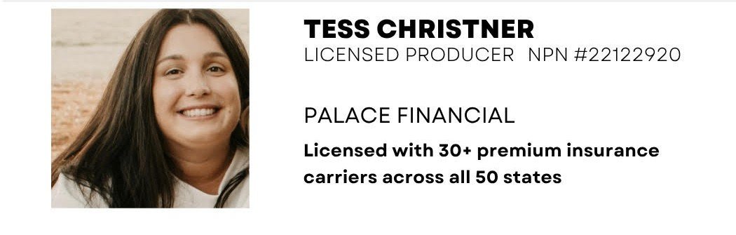 Tess Christner licensed producer banner